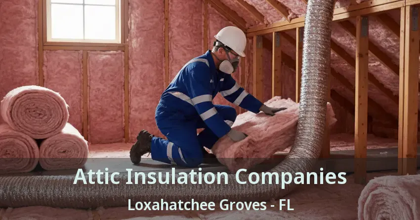 Attic Insulation Companies Loxahatchee Groves - FL