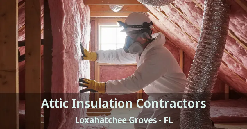 Attic Insulation Contractors Loxahatchee Groves - FL