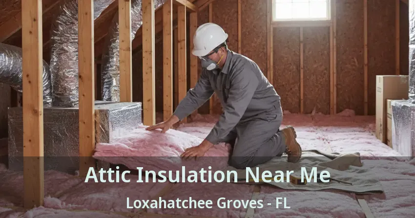 Attic Insulation Near Me Loxahatchee Groves - FL