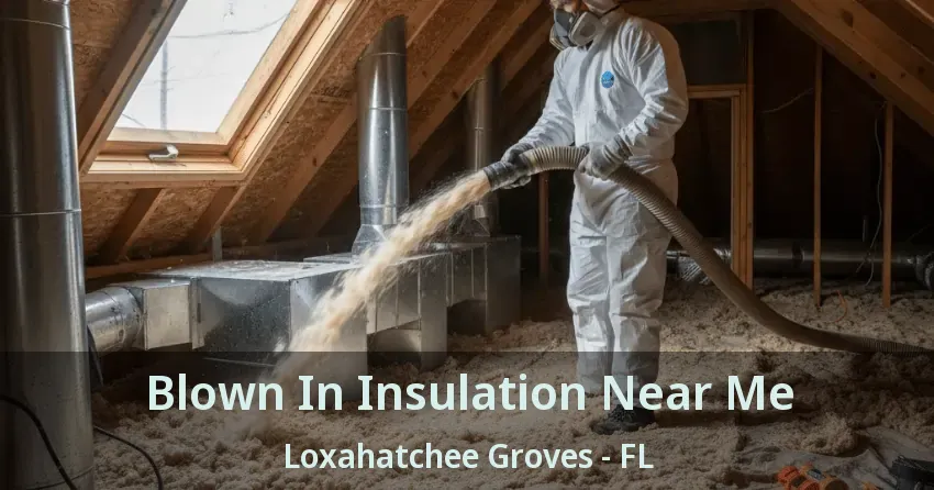 Blown In Insulation Near Me Loxahatchee Groves - FL