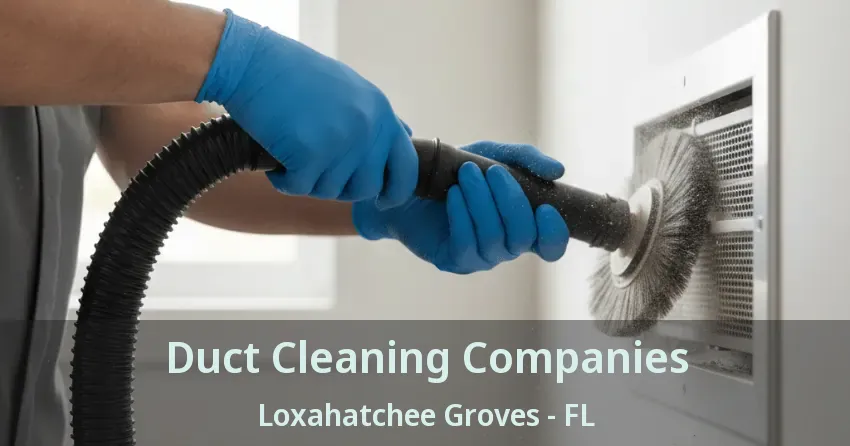 Duct Cleaning Companies Loxahatchee Groves - FL