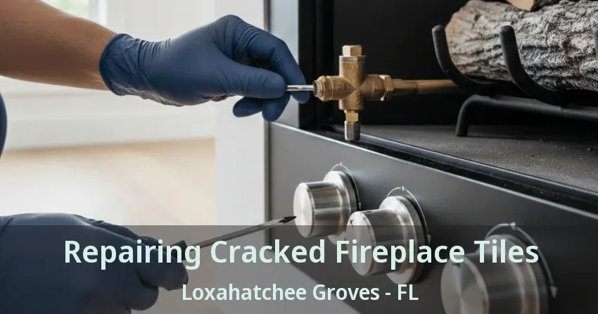 Repairing Cracked Fireplace Tiles Loxahatchee Groves - FL